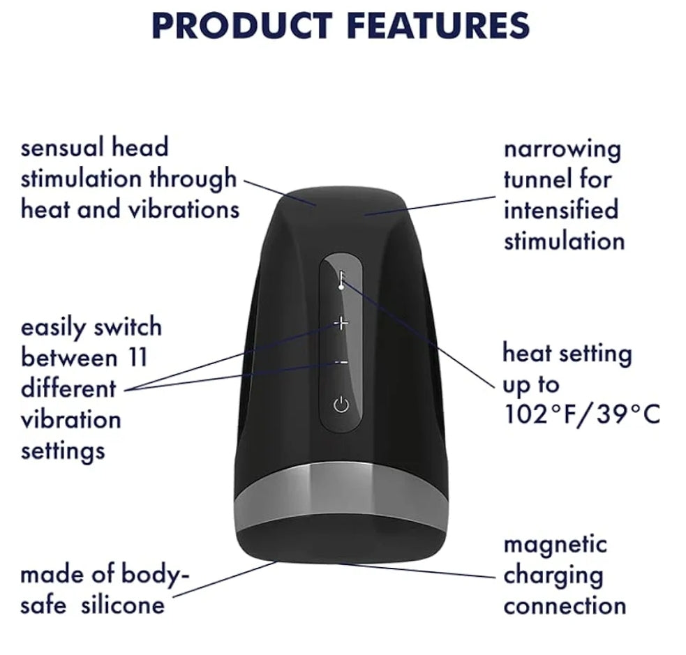 Men heat vibration Massager