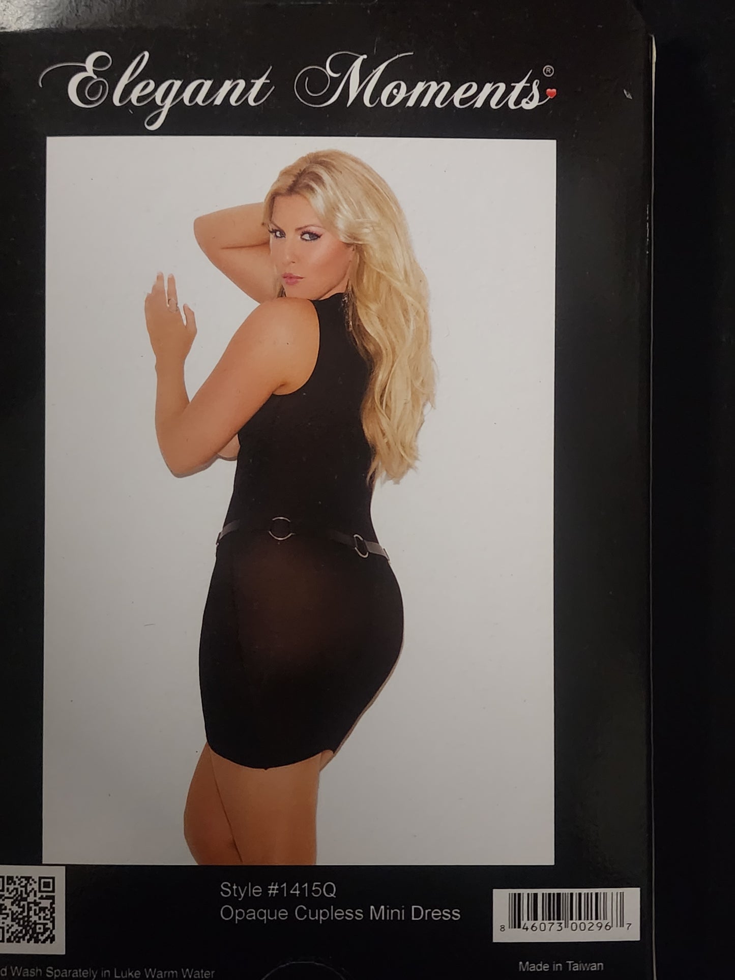 Opaque cupless mini dress