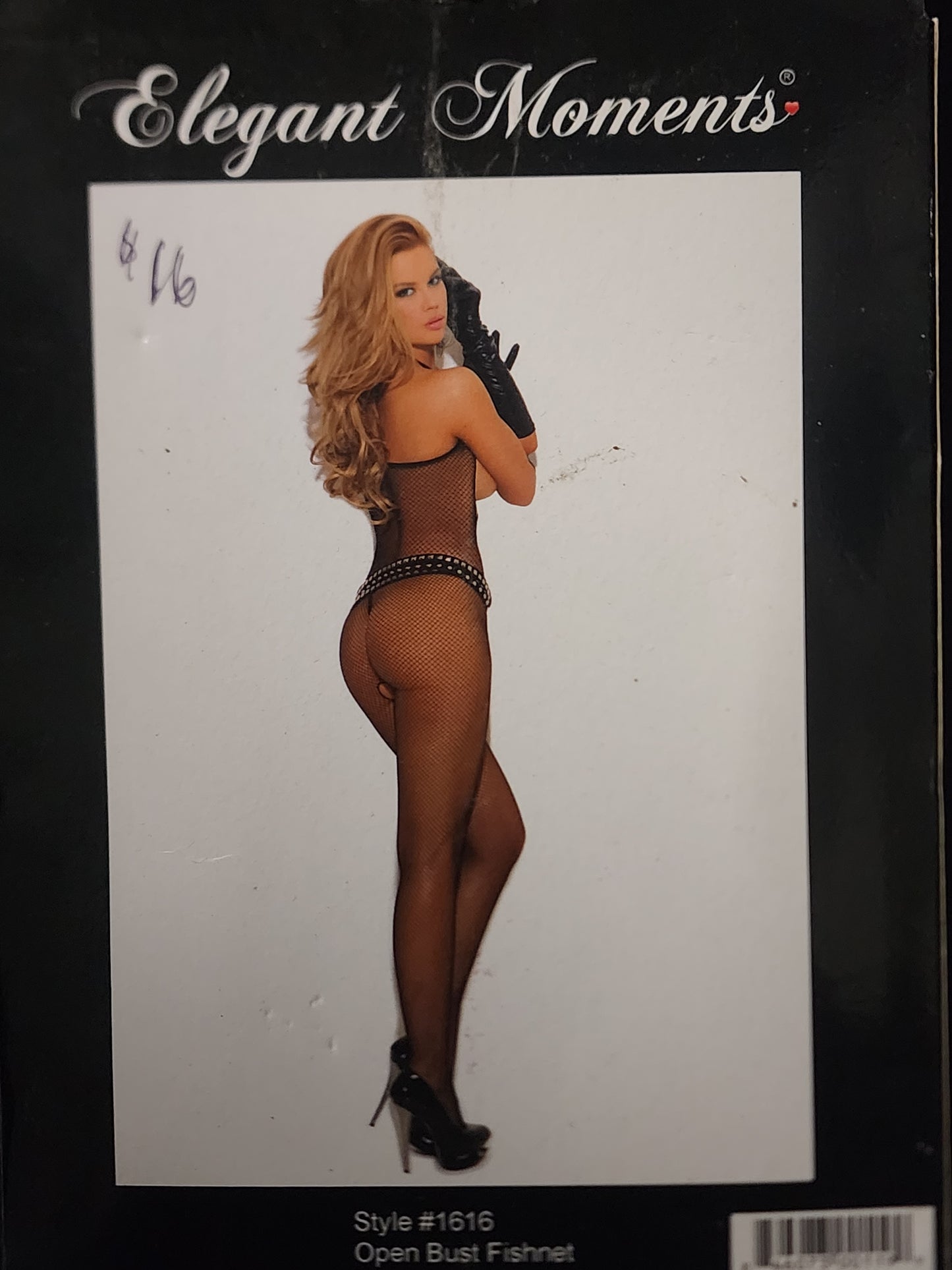 Open Bust Fishnet Bodystocking