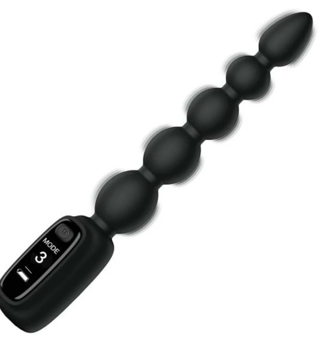 Silicone Anal Beads With Digital Display