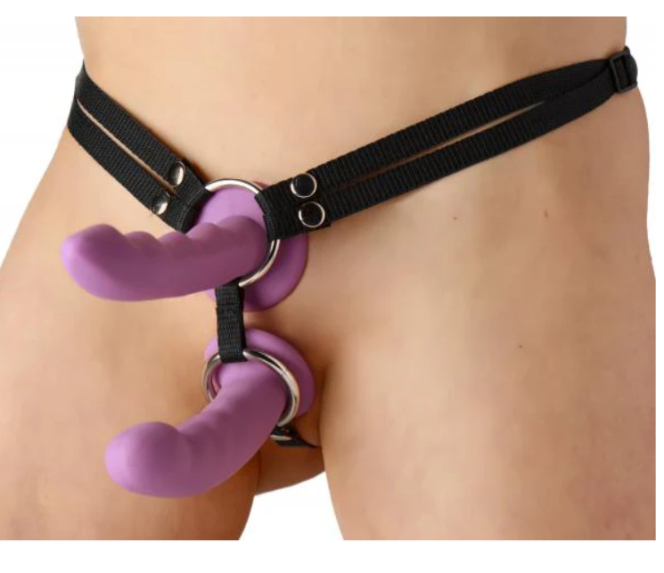 Double Penetration Strap On Harness