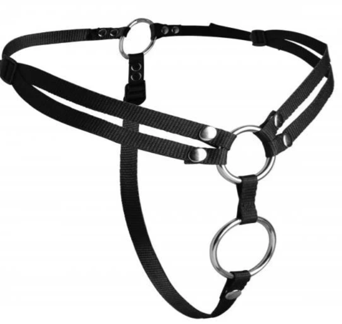 Double Penetration Strap On Harness