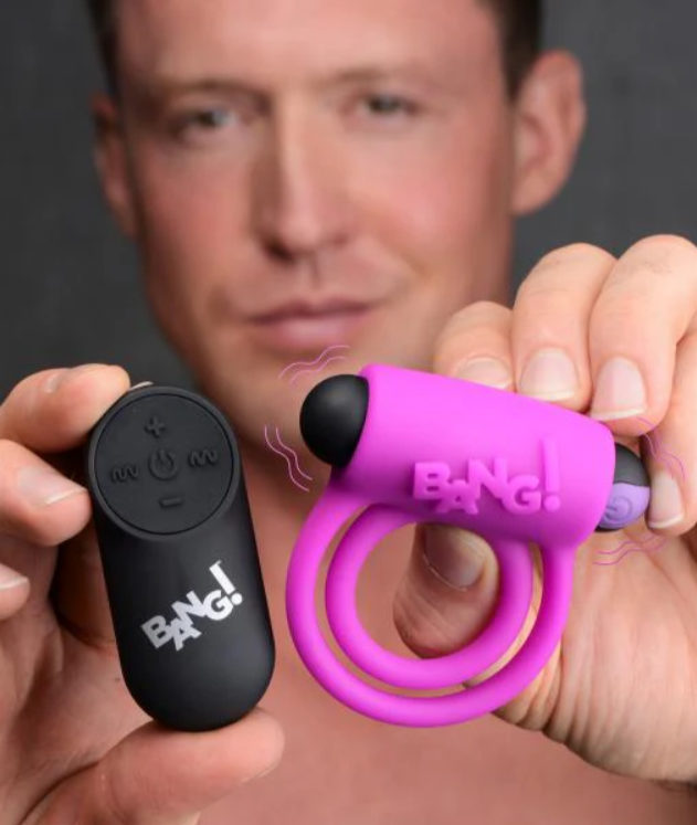 Bang Remote Control Vibrating Cock Ring & Bullet