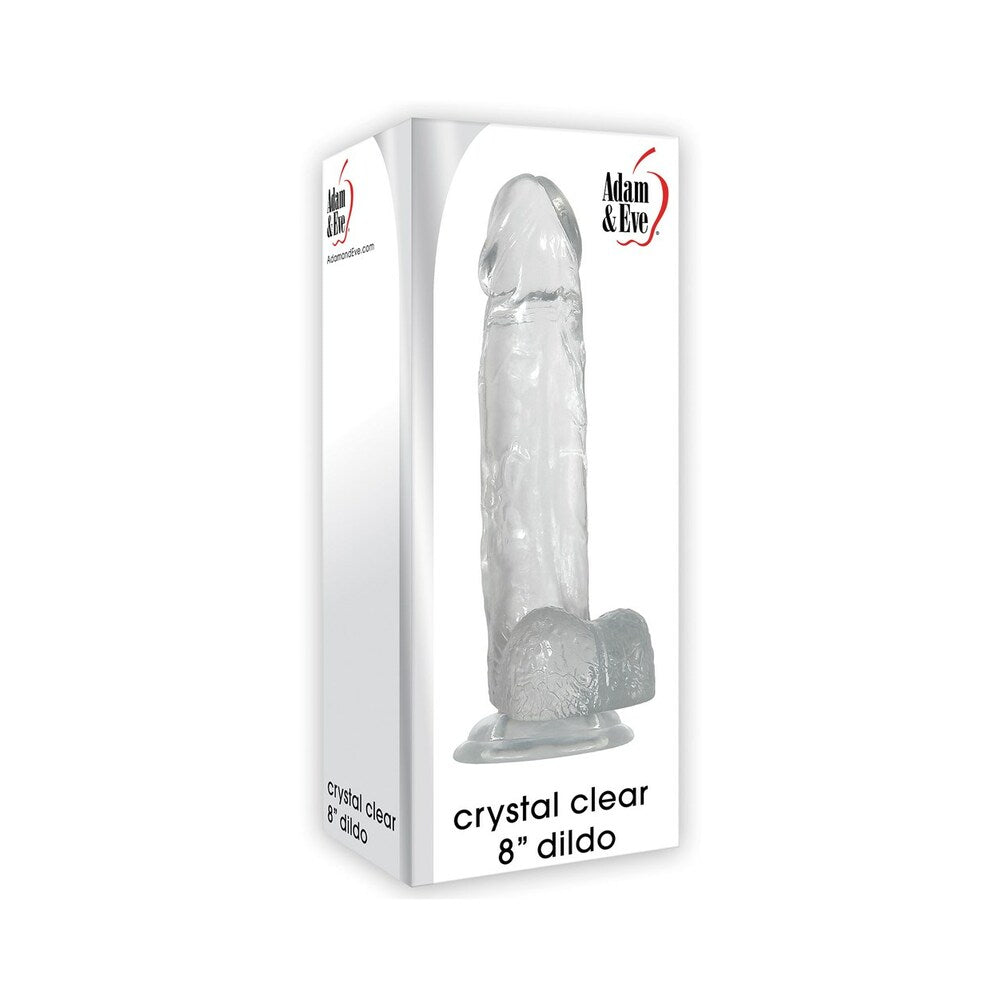 Crystal Clear 8 in. Dildo