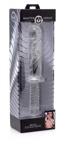 Glass Dildo Thruster Clear